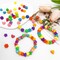 1000Pcs 6x9mm Pony Beads Shapes in 5 Styles 21 Colors, Heart, Star, Butterfly, Flower, Assorted Kandi Beads for Friendship Bracelet, Big Hole Hair Braids Crafts, Jewelry Making (Multi-Colored)